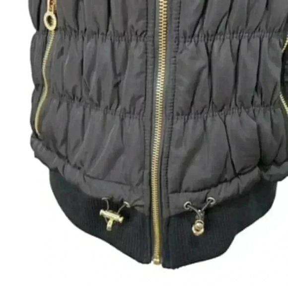 Calvin Klein black Quilted Puffer Front Zip Fully Lined Vest Women’s Size Large‎ - Picture 5 of 12